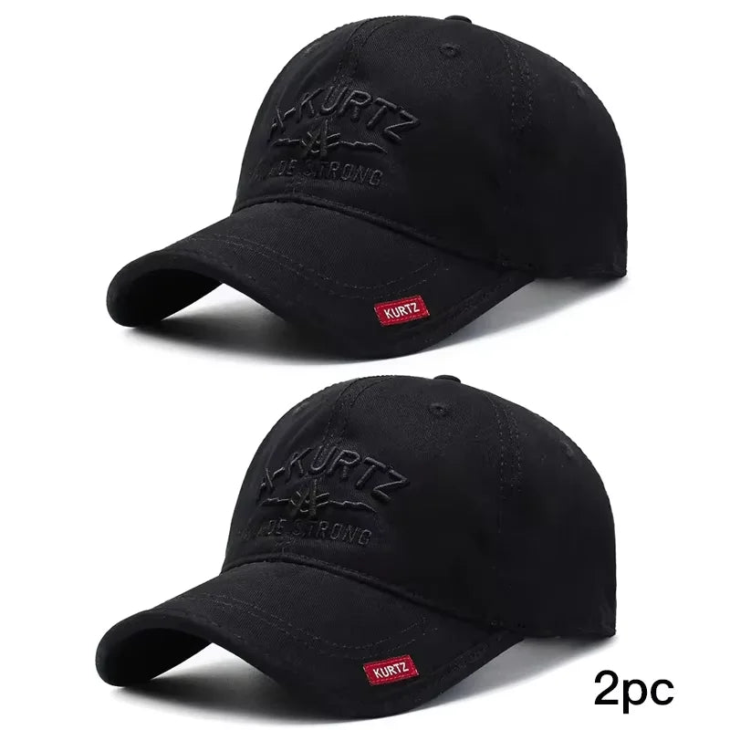 Spring New Baseball Cap Men's Korean Version Trendy Cap Outdoor Embroidery Sunhat Women's Sunscreen Cap Red Label Small A