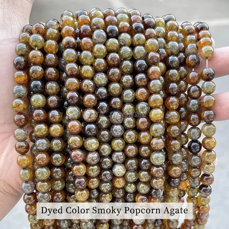 Natural Stone Golden Obsidian Bead Irisation Round Loose Spacer 4 6 8 10 12mm For Jewelry Making