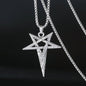 European And American Fashion Personality Retro Gothic Cross Necklace For Men And Women Street Hip-Hop Trendsetters Versatile Pe