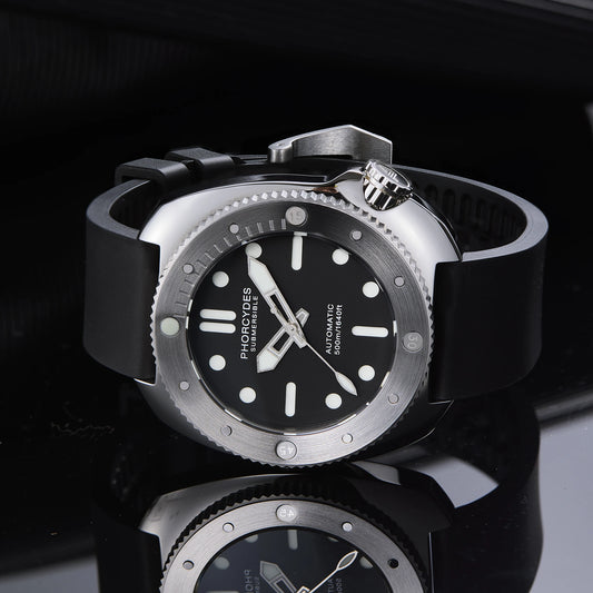 PHORCYDES PH-1 Mechanical 500M Diver Watch NH35A Automatic Stainless Steel Luminous - Teglex