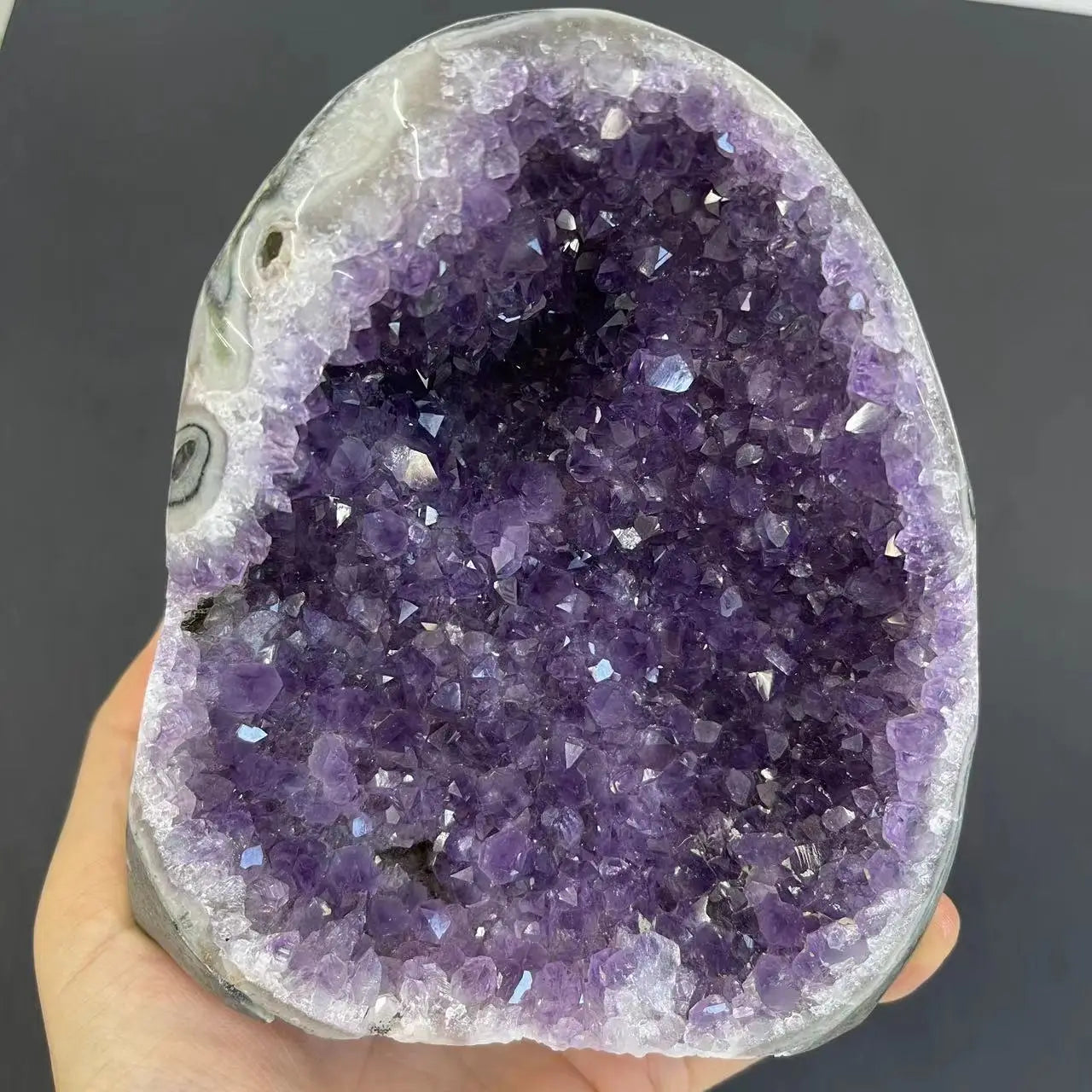 Natural Crystal Cluster Amethyst Stone Raw Quartz Minerals Real Home Spiritual Chakra Reiki