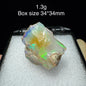 Natural Ethiopia Opal Gem Mineral Specimen Box