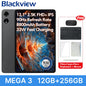 【World premiere】Blackview MEGA 3 Tablet 12.1" 2.5K 90Hz Display 12GB 256GB 8800mAh 50MP Camera 33W Fast Charging Android 15 Pa