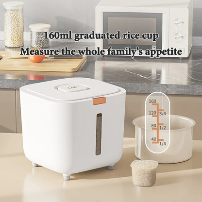 Insect Proof Moisture Proof Rice Box Grain Sealed Jar Kitchen Container 5/10KG Storage Kitchen Container Storage Box with Lid