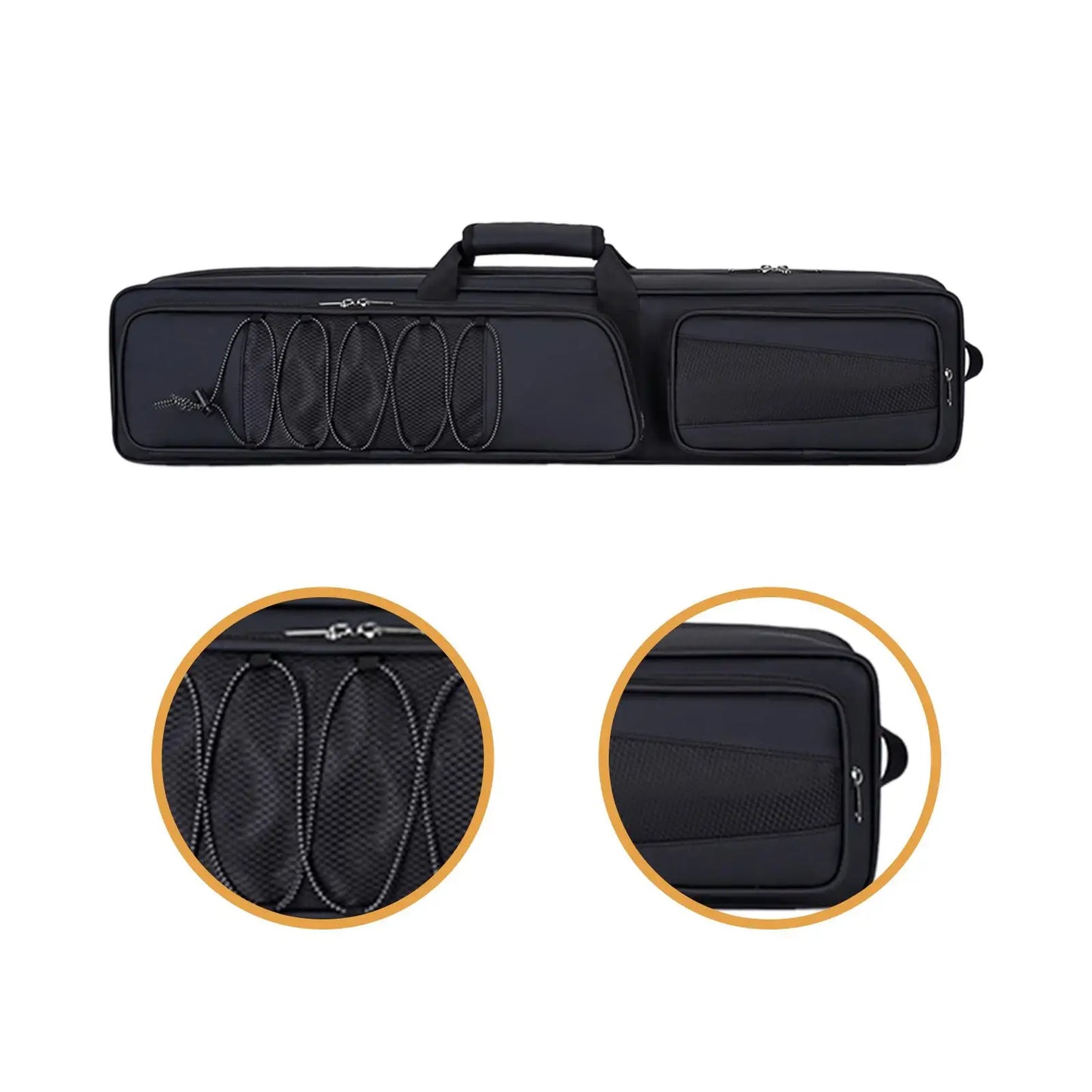 Pool Cue Case 4x5 – Shoulder Strap Billiard Carry Bag