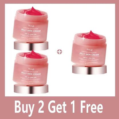 Collagen Jelly Cream Deeply Moisturizing Smooth Skin Tightening Fade Fine Lines Soothing Brightening Hydrating Facial Gel Cream
