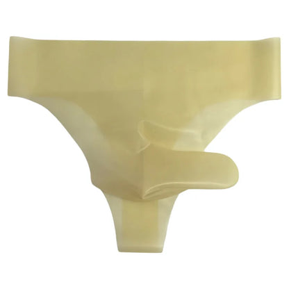 Men's Latex Fetish Thong G-String Transparent Lingerie