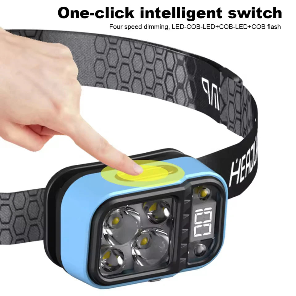 LED-Stirnlampe langlebige wiederaufladbare Lampen Hochleistungs-LED-Taschenlampen Nextorch Stirnlampe auf der Stirn Taschenlampe Helm