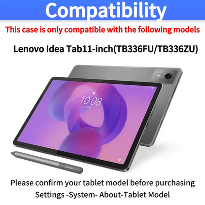 Case for  Lenovo Idea Tab 11-inch TB336FU/ZU, Wireless Bluetooth Keyboard cover for Lenovo Idea Tab 11-inch,Removable keyboard
