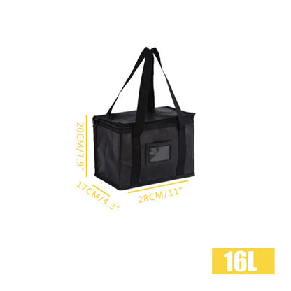 Insulated Thermal Cooler Bag Drink Storage Large Chilled Bags Cool Lunch Foods Lunch Box Zip Picnic Tin Foil Food panier repas