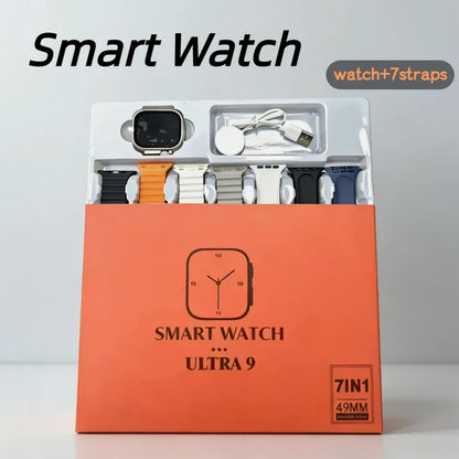 7-in-1-Armband Smartwatch unterstützt magnetisches Laden, Bluetooth-Anrufe, Gesundheits- und Fitness-Tracking, DIY-Zifferblätter für Herren und Damen