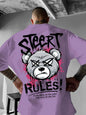 Men's Angry Bear Print T-Shirt | Breathable Street Top