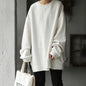 Lockere Herren- und Damen-Paar-Hoodies Rundhals-Pullover Koreanischer Stil Hohe Qualität Herbst und Winter Neue elegante Mode