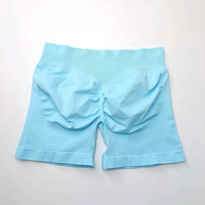 Women's 4.5" Biker Shorts | Scrunch Butt Seamless Yoga Gym Leggings