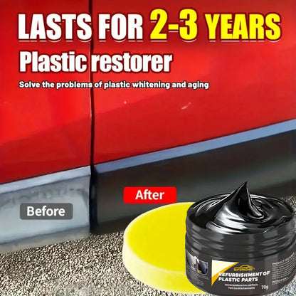 Automotive Plastic Repair Wax - Scratch & Anti-Aging
