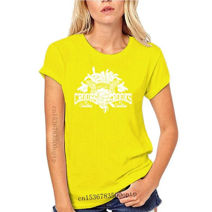 New Crooks Castles Logo Black T Shirt Herren Damen Unisex Tumblr Tee Sleeve Harajuku Tops