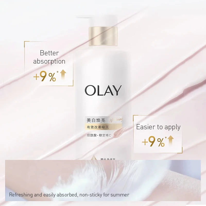 Olay Brightening Body Lotion Orange Scent Key Ingredients Niacinamide, Stable Vitamin C, Vitamin E Essence 520ml