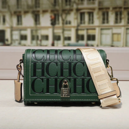 Light Luxury Carolina Herrera Brand Fashion Women's Crossbody Bag Small Square Bag  Shoulder Bag Sophisticated Style