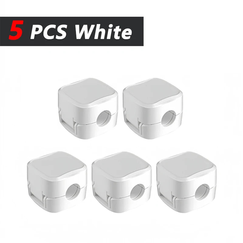 Strong Adhesive Cable Clips - Under Desk Cord Holder