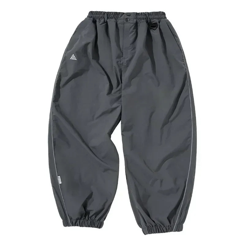 Fashion Single-Board-Skihose Lässige Track-Hochbund-Hose Weite Hose Wasserdicht Verschleißfest Professionelle Doppel-Board-Skihose