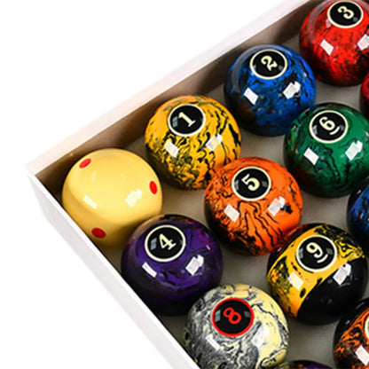 16pc Resin Pool Table Ball Set 2.25" – Complete Billiard