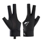 Neuer Drei-Finger-Snooker-Handschuh elastisch rutschfest Billardhandschuh linker rechter Hand atmungsaktiver Trainingshandschuh Fitness-Accessoires