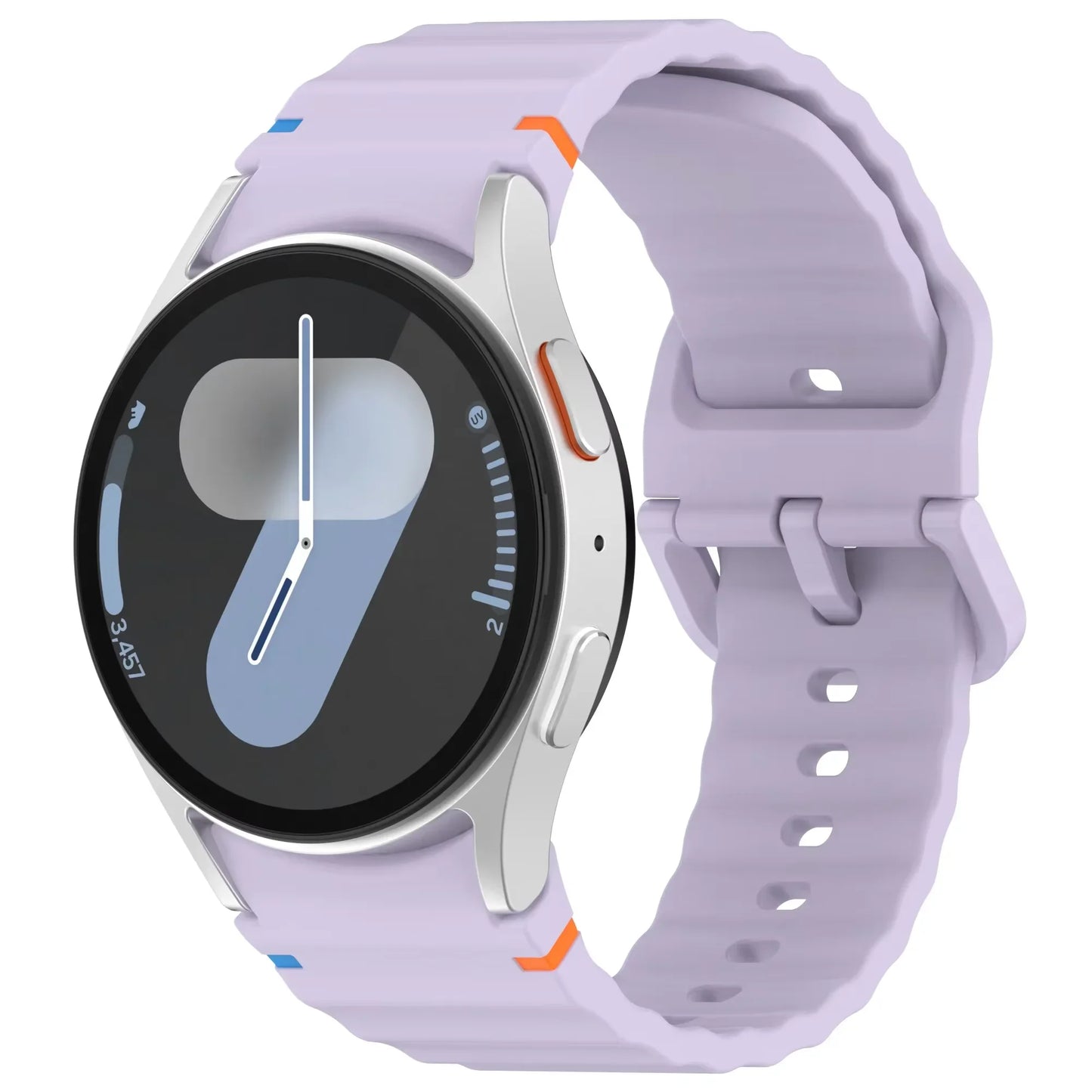 Silicone Strap for Samsung Galaxy Watch7 6 5 4 44mm 40mm Sports Watches Instead of Bracelets for 6/4 Classic 47mm 46mm 43mm 42mm