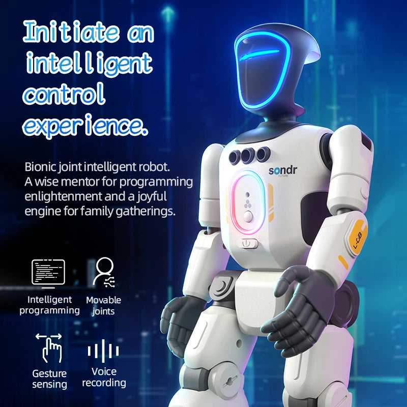 Smart Humanoid RC Robot 2.4G Gesture Sensing Recording