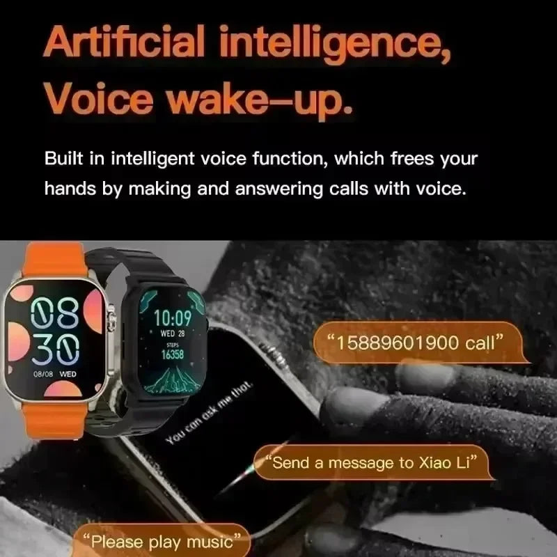 7-in-1-Armband Smartwatch unterstützt magnetisches Laden, Bluetooth-Anrufe, Gesundheits- und Fitness-Tracking, DIY-Zifferblätter für Herren und Damen