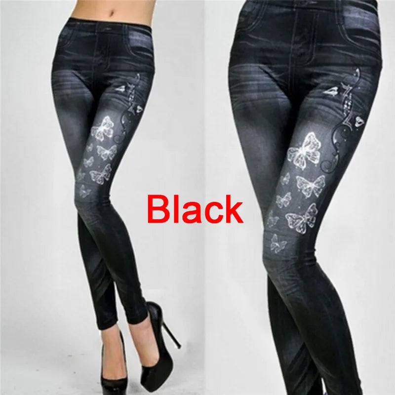 Teglex Skinny Jeggings | Stretchy Denim Leggings