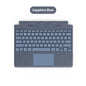 2025 New Color Microsoft Surface Pro 8/9/X/10/11 Bluetooth Magnetic Keyboard with Pen Slot,Touchpad and 7-color Backlit Keyboard