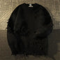 Amerikanischer New Retro Hole Fake Two Sweaters für Herren und Damen Y2k Streetwear High Street Fashion Punk Style Lockerer Freizeitpullover