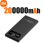 Xiaomi MIJIA 200000mAh Large Capacity Power Bank 120W Fast Charging Portable Digital Display Powerbank For iPhone Samsung Huawei