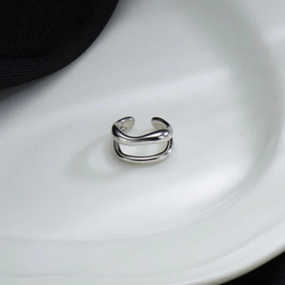 Punk Unregelmäßige Geometrische Ohrmanschetten Ohrringe für Frauen Nicht-Piercing Metall Ohrclip Ohrring Gefälschter Knorpel Mode Schmuck Party