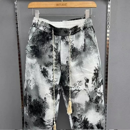 Herren Haremshosen Herren Herren Sweat-Hosen Freizeithosen Herren Herrenbekleidung Bequeme lockere Hosen