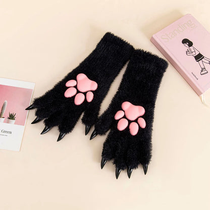 DaiShana Women High Socks Harajuku Stockings Lingerie 3D Cat Claw Long Socks Thigh High Socks Sexy Compression Stockings