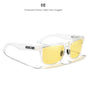 KDEAM Große quadratische Herrensonnenbrille Polarisierte photochrome Übergröße Sonnenbrille Mode Damensonnenbrille Verbesserte Version