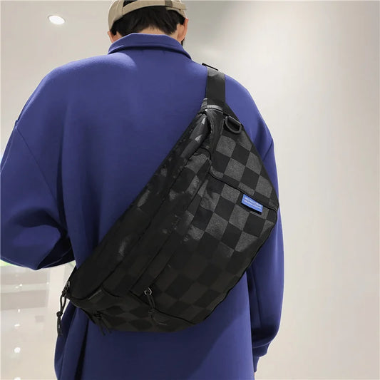 Large Chest Bag Waist Bag Shoulder Bag Casual