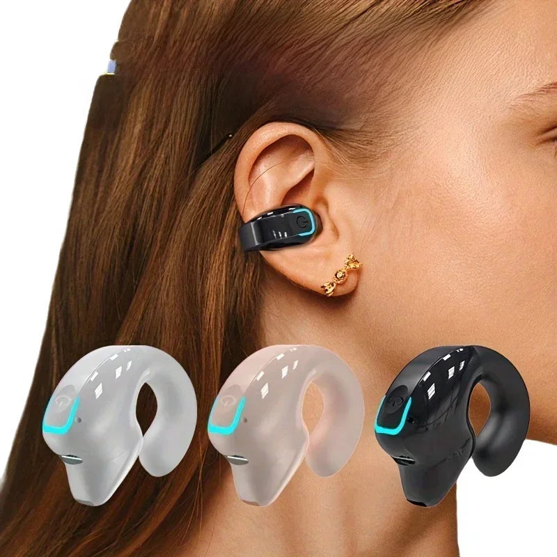 Bone Conduction Bluetooth Headset Clip Sport Earphone
