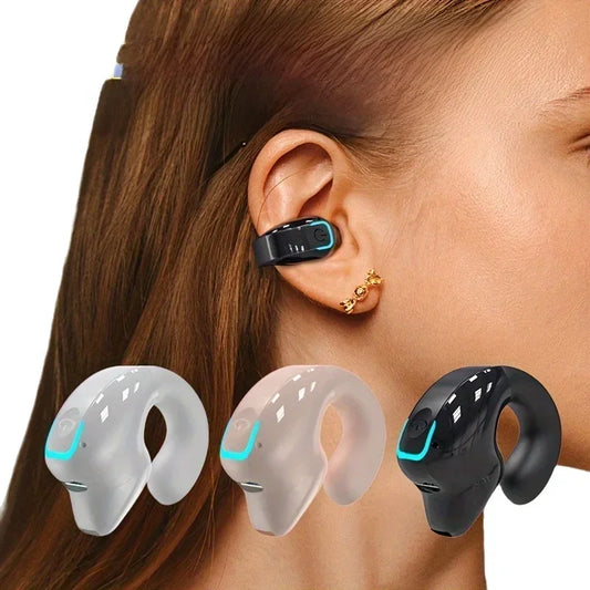 Bone Conduction Bluetooth Headset Clip Sport Earphone