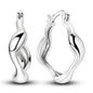 925 Sterling Silver Hoops Earrings Hypoallergenic Hoops Earrings With Zirconia Fashion High Quality Jewelry for Women Girls
