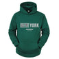 New York City Men's and Women's Hooded Fashion Letter Print Pattern Sportswear Casual Harajuku Hooded Pullover Sportswear