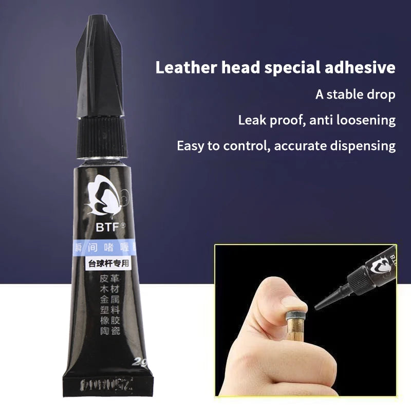 Billiard Cue Tip Glue Billiard Cue Repair Pool Billiard Pool Cue Tip Repair Accessory Increase Friction Cue Tip Repair Tool