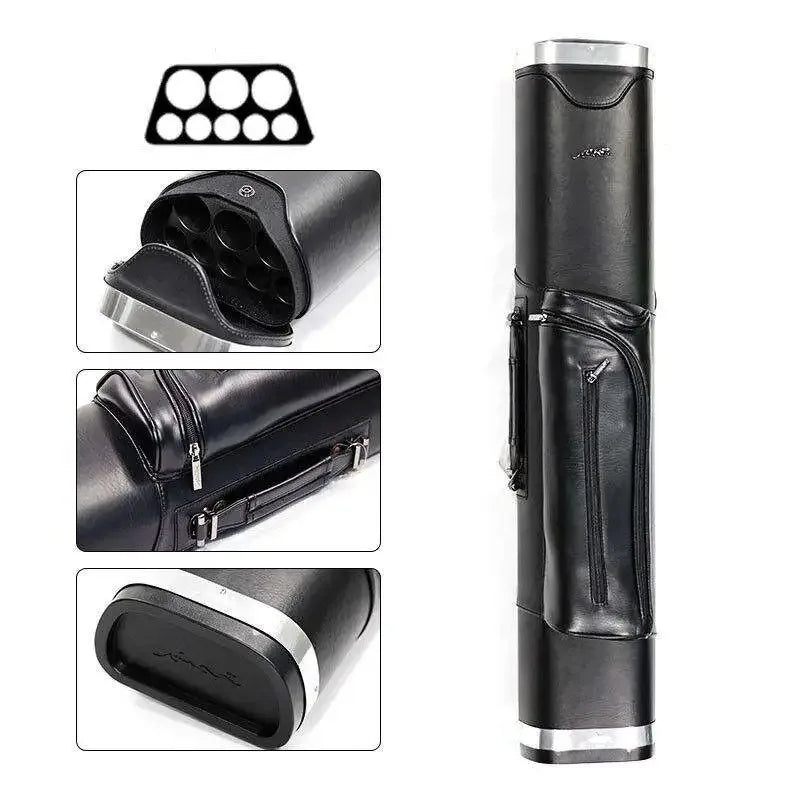 Portable 3B5S 1/2-pc 8 Holes Black/Brown Predator Billiard Cue case Bag Billiard Cue Stick Storage Carrying Protecting Cue Stick