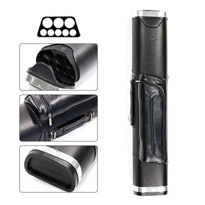 Portable 3B5S 1/2-pc 8 Holes Black/Brown Predator Billiard Cue case Bag Billiard Cue Stick Storage Carrying Protecting Cue Stick