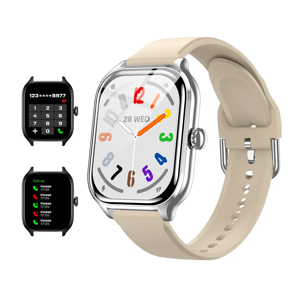 LAXASFIT Neue H9 Promax Smartwatch Zifferblatt zum Annehmen von Anrufen Kalorien-Tracking Herzfrequenz-Oximetrie-Überwachung Bluetooth Smartwatch