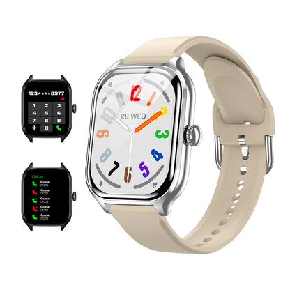 LAXASFIT Neue H9 Promax Smartwatch Zifferblatt zum Annehmen von Anrufen Kalorien-Tracking Herzfrequenz-Oximetrie-Überwachung Bluetooth Smartwatch
