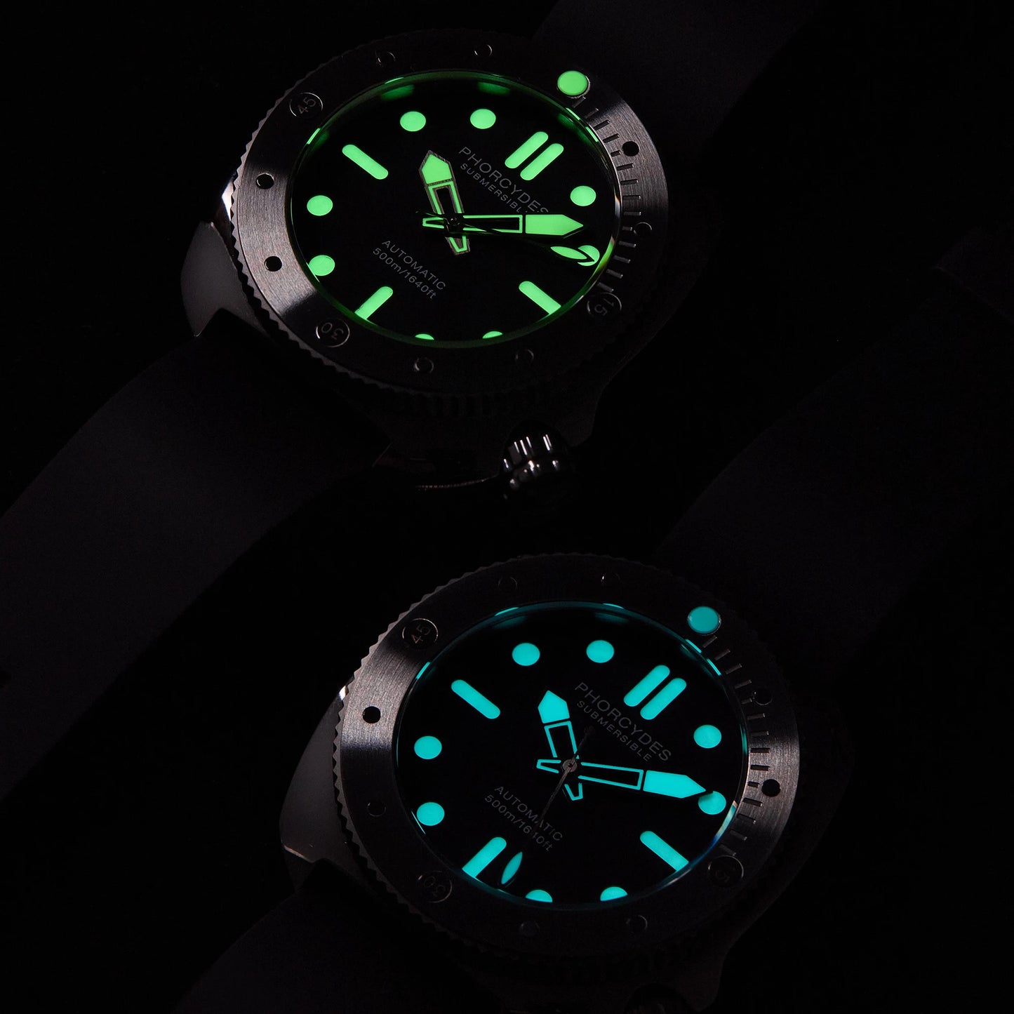 PHORCYDES PH-1 Mechanical 500M Diver Watch NH35A Automatic Stainless Steel Luminous