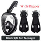 Full Face Diving Snorkel Mask – Anti-Fog Adults & Kids