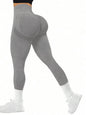 Seamless High Waist Yoga Capri Pants | Multi-Color